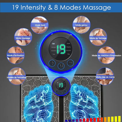 Electric Foot Massager Pad Muscle Massage Relaxation Trainer For Massage Fitness Outdoor Sport Home Family Relax