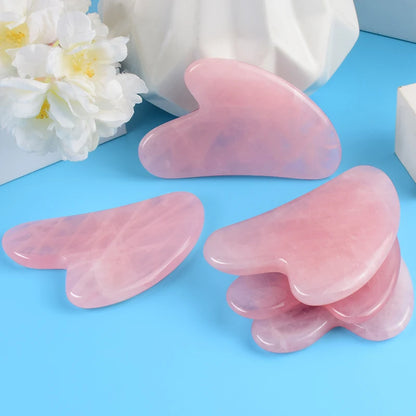 Natural Stone GuaSha Jade Facial Beauty Scraping Massage Tools Firm Skin Care Face Gua Sha SPA Physical Therapy Gue Che Roller