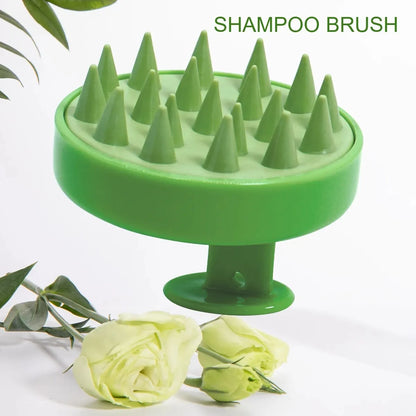 Silicone Shampoo Scalp Hair Massage