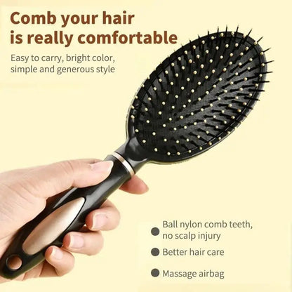 Air Bag Anti Static Comb Plastic Massage Anti Static Hair Brush Practical Care SPA Head Massager Household Curly Hair Hair Comb