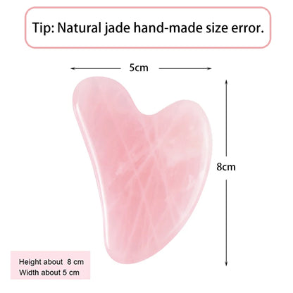 Natural Stone GuaSha Jade Facial Beauty Scraping Massage Tools Firm Skin Care Face Gua Sha SPA Physical Therapy Gue Che Roller