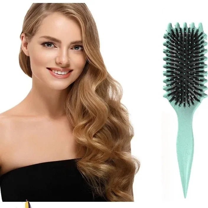 Women's Hair Comb Hollow Shaped Curly Hair Comb Multi Functional Scalp Massage And Anti-static Fluffy Hair Brush Hairstyle Tools