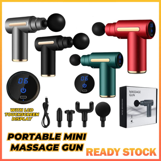 Portable Mini Muscle Massage Gun Compact and Silent Muscle Relaxation Vibration Massage Fitness Device