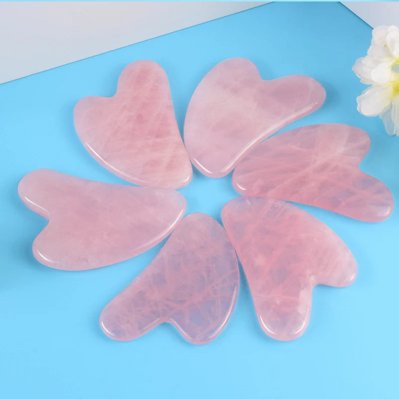 Natural Stone GuaSha Jade Facial Beauty Scraping Massage Tools Firm Skin Care Face Gua Sha SPA Physical Therapy Gue Che Roller