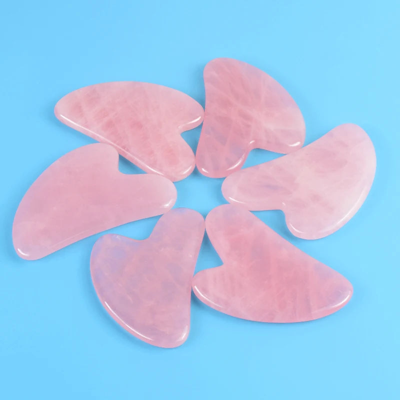 Natural Stone GuaSha Jade Facial Beauty Scraping Massage Tools Firm Skin Care Face Gua Sha SPA Physical Therapy Gue Che Roller