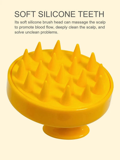 Silicone Shampoo Scalp Hair Massage