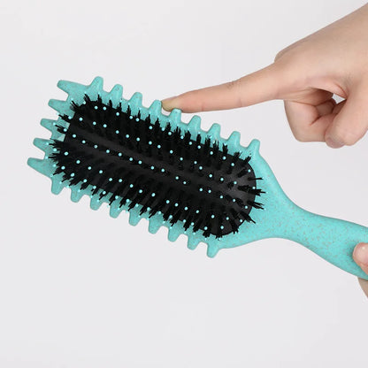 Women's Hair Comb Hollow Shaped Curly Hair Comb Multi Functional Scalp Massage And Anti-static Fluffy Hair Brush Hairstyle Tools