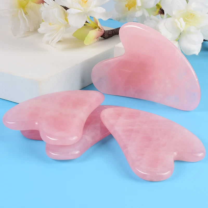 Natural Stone GuaSha Jade Facial Beauty Scraping Massage Tools Firm Skin Care Face Gua Sha SPA Physical Therapy Gue Che Roller