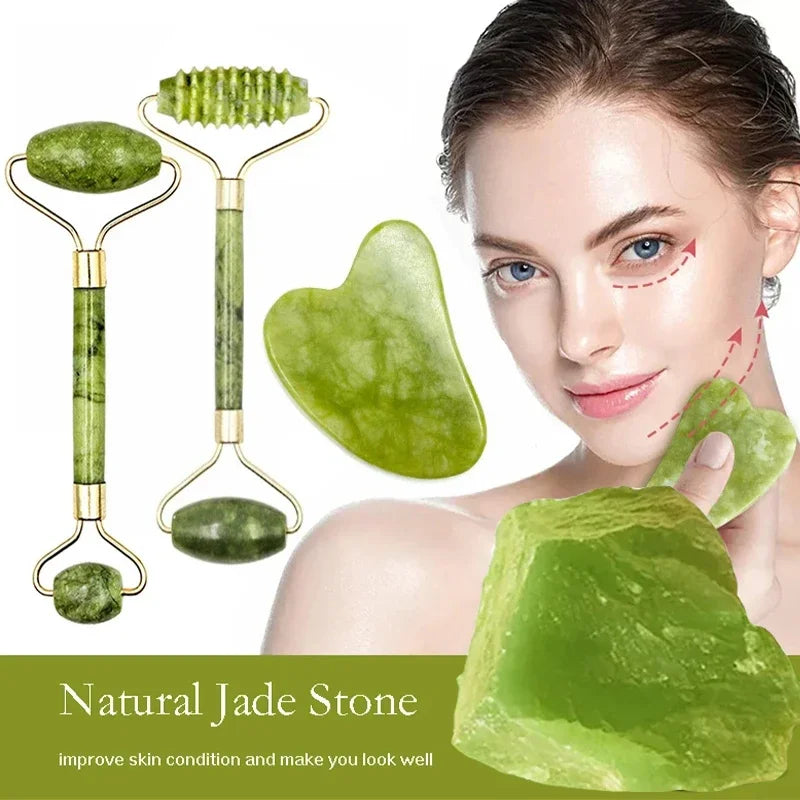 Guasha Natural Stone Face Massage