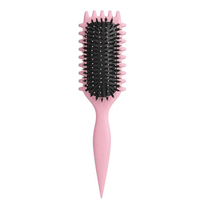 Women's Hair Comb Hollow Shaped Curly Hair Comb Multi Functional Scalp Massage And Anti-static Fluffy Hair Brush Hairstyle Tools