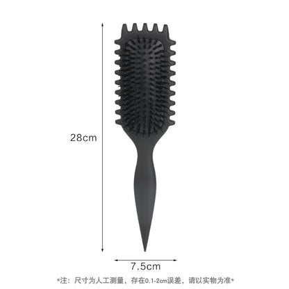 Women's Hair Comb Hollow Shaped Curly Hair Comb Multi Functional Scalp Massage And Anti-static Fluffy Hair Brush Hairstyle Tools